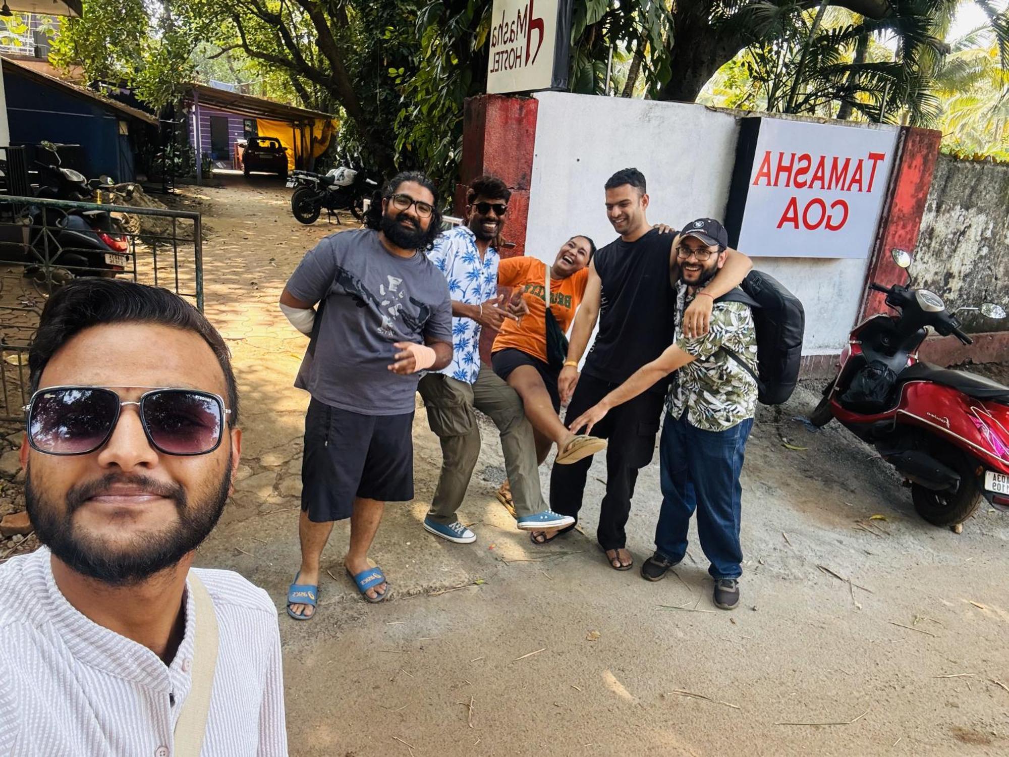 Tamasha Goa Vagator Hostel Bagian luar foto