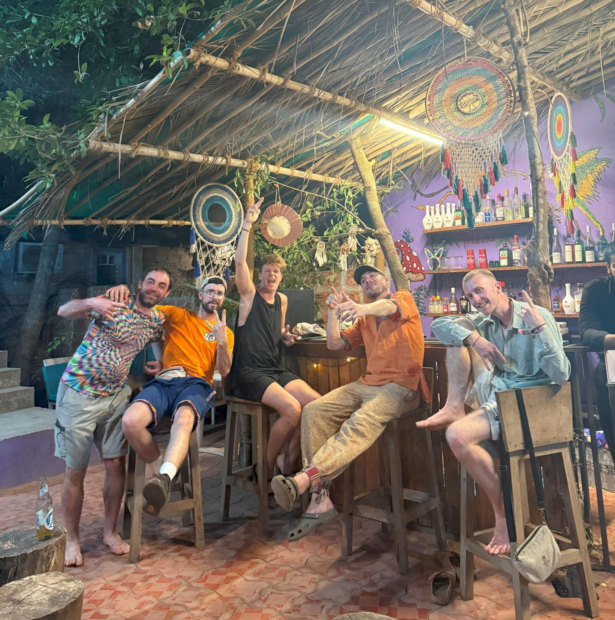 Tamasha Goa Vagator Hostel Bagian luar foto