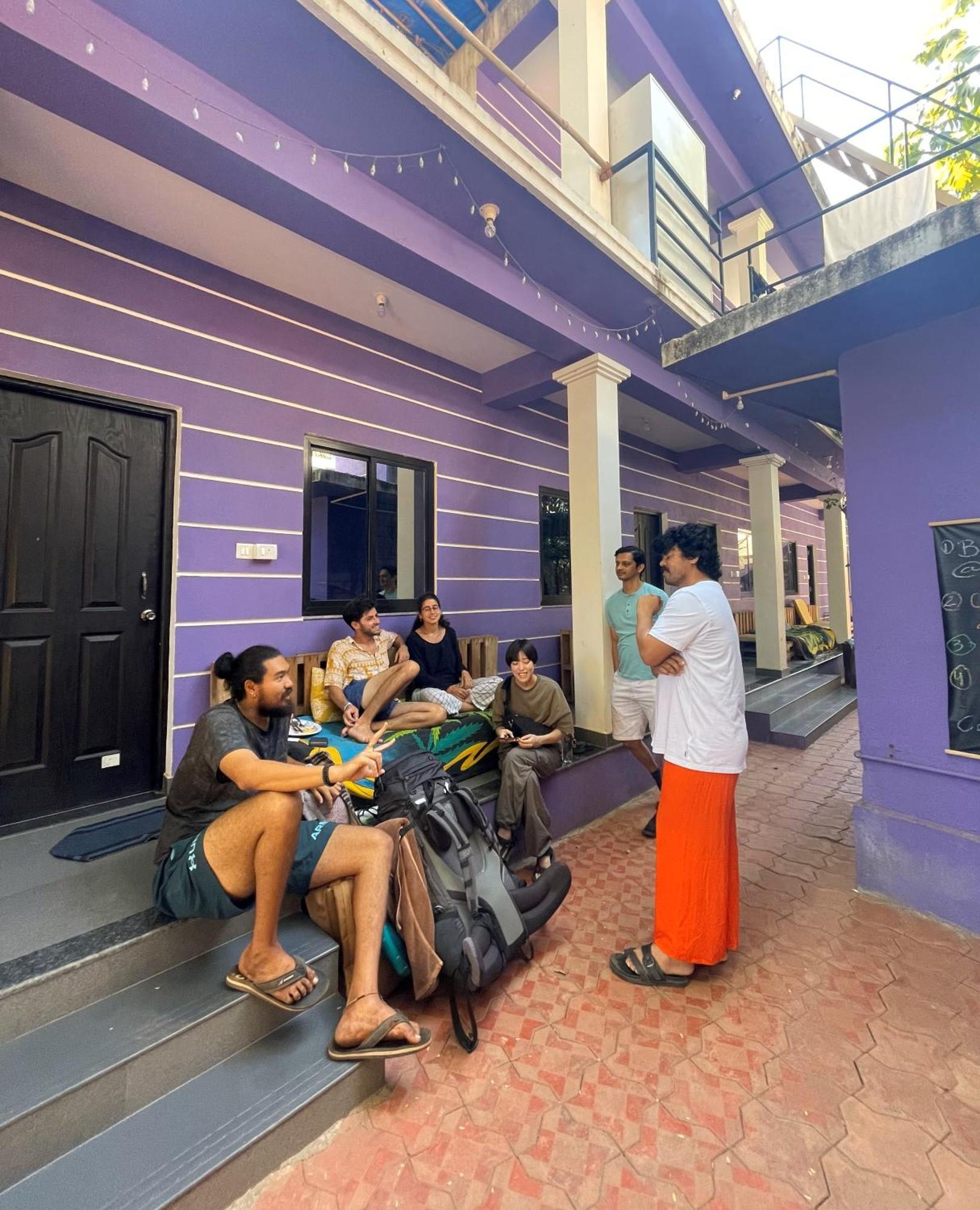 Tamasha Goa Vagator Hostel Bagian luar foto
